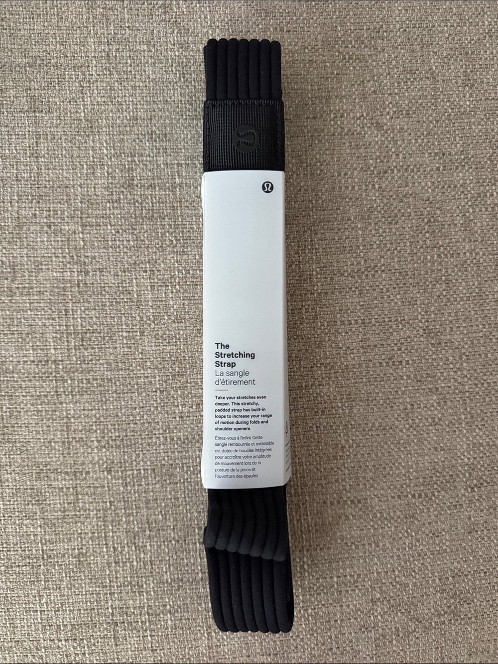 lululemon athletica Stretching Strap in Black